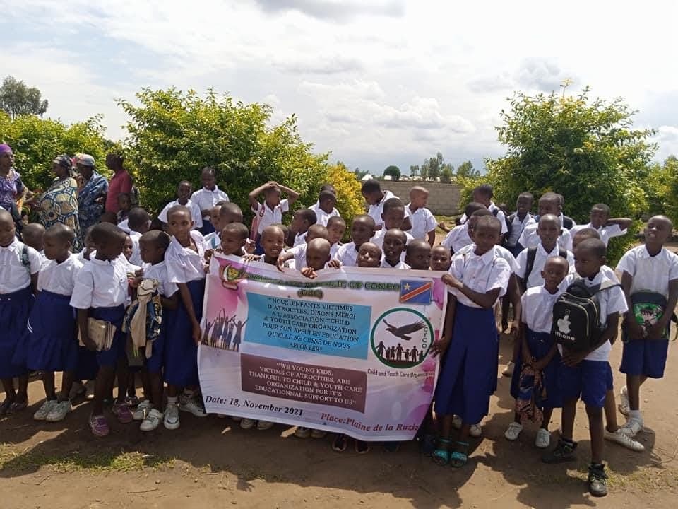 Children gathered through an InFocus partner ministry